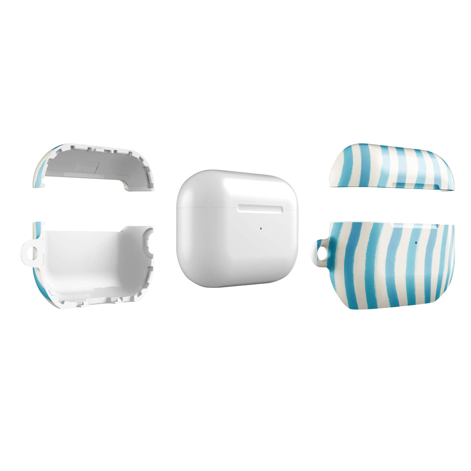 Custom fluid smile airpods case pro gen2 slim protective.
