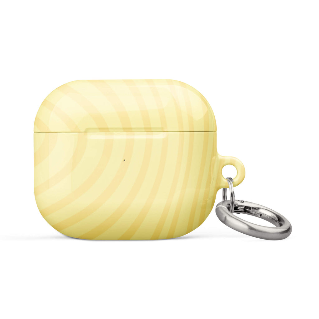 Custom butter yellow airpods case 3rd generation cheerful style.