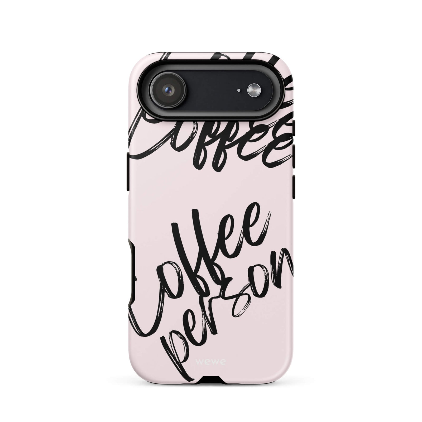 Custom coffee lover iphone case 17 air cafe style.