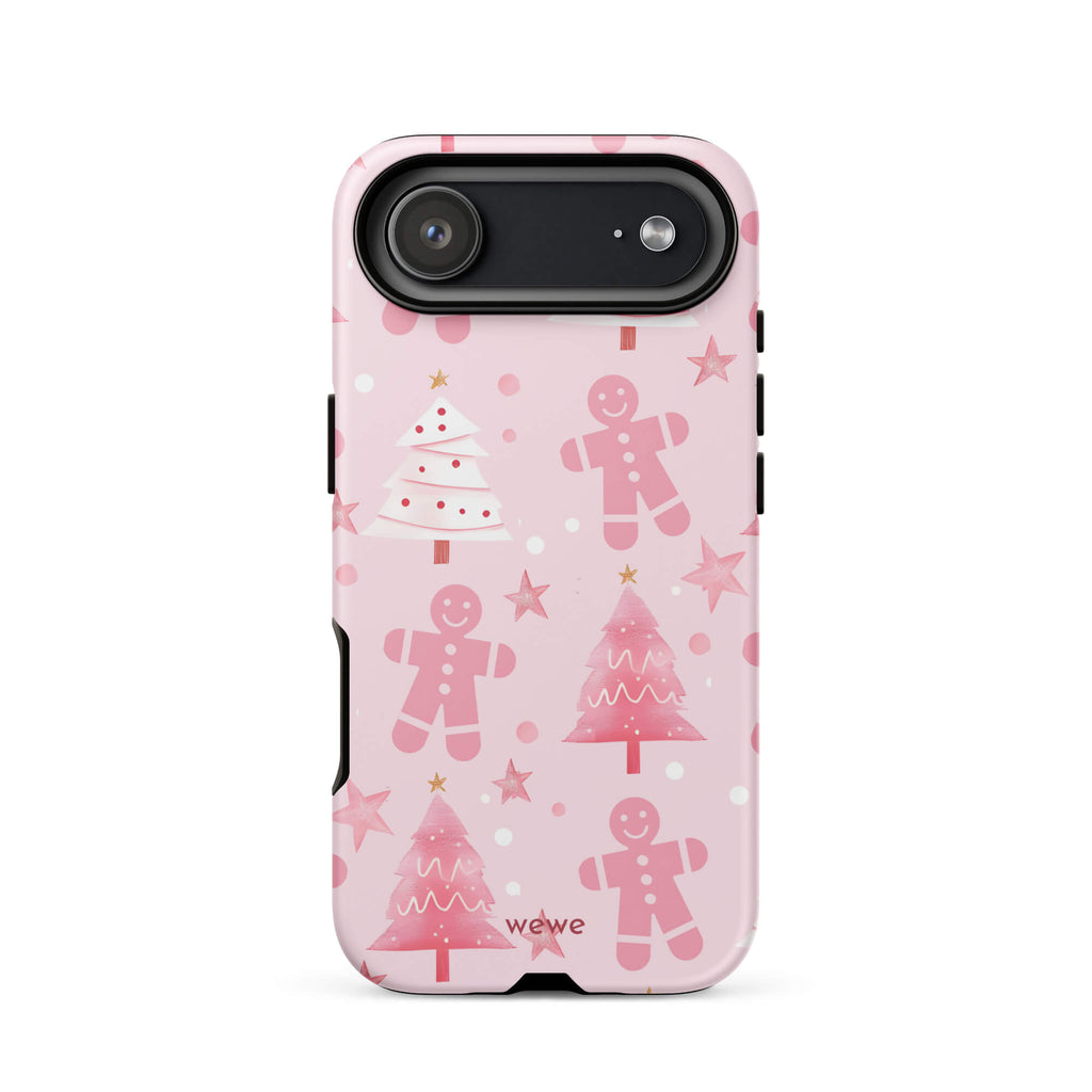 Custom warm gingerbread iphone case 17 air cute and sweet design.