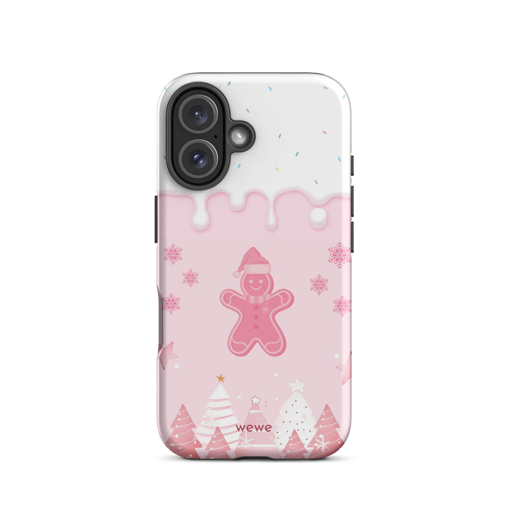 Custom gingerbread cookie iphone case 16 playful gift.