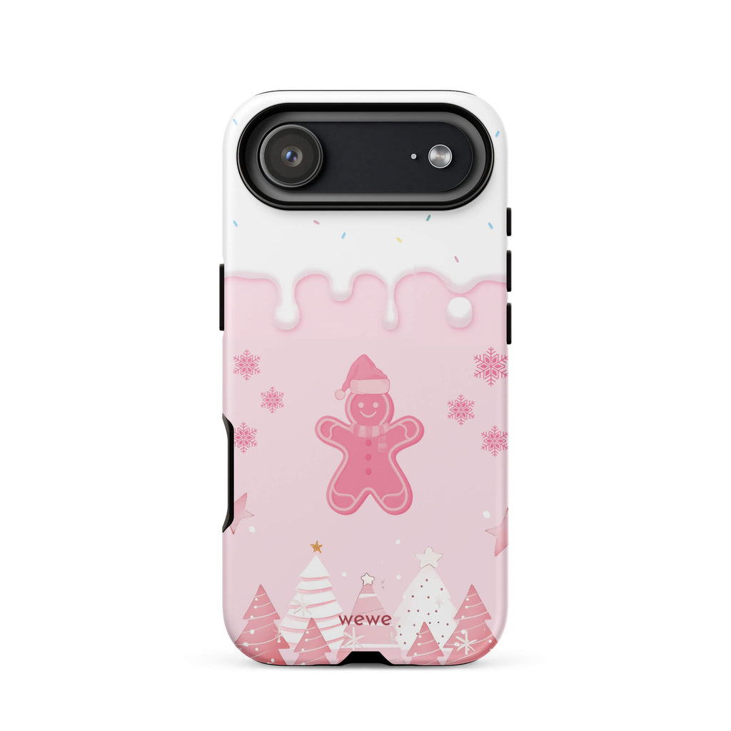 Custom gingerbread cookie iphone case 17 air playful gift.