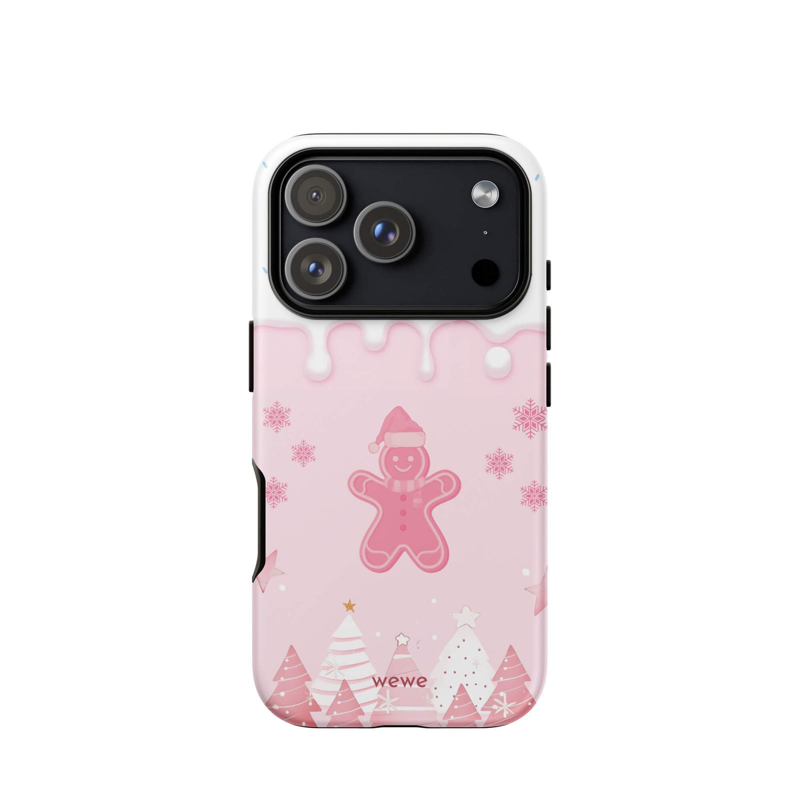 Custom gingerbread cookie iphone case 17 pro playful gift.