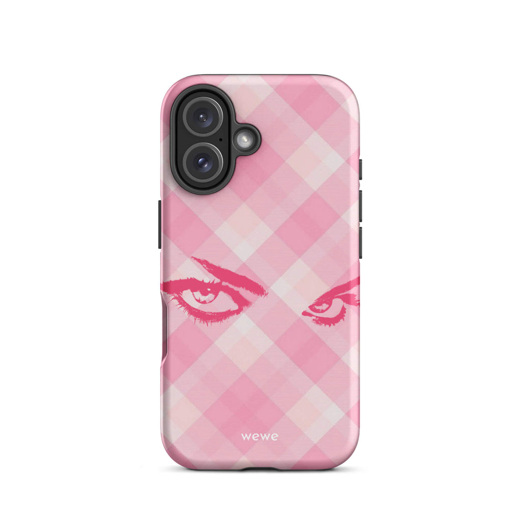 Custom pink aura eye iphone case 16 spiritual.