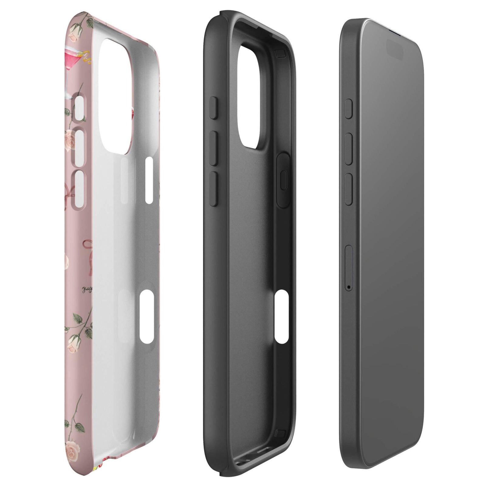 Custom wednesday vibes iphone case 16 pro max wireless charging compatible.