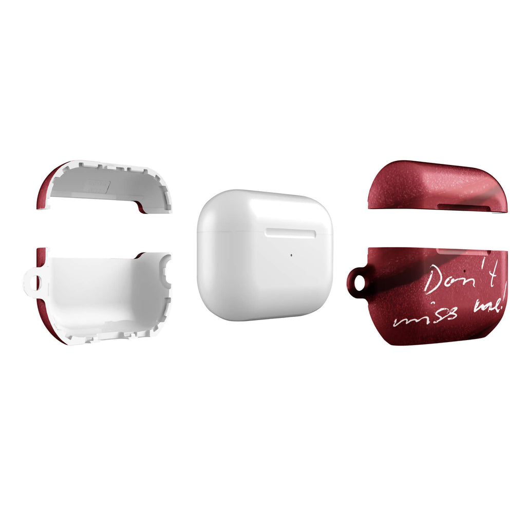 Custom don't miss airpods case pro gen2 slim protective.