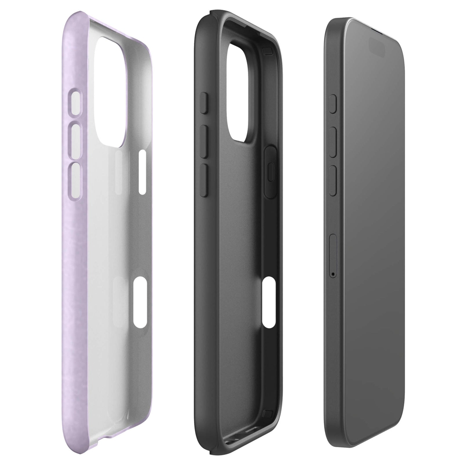 Air Mood blue tough iPhone case 16 pro max minimal aesthetic wireless charging compatible