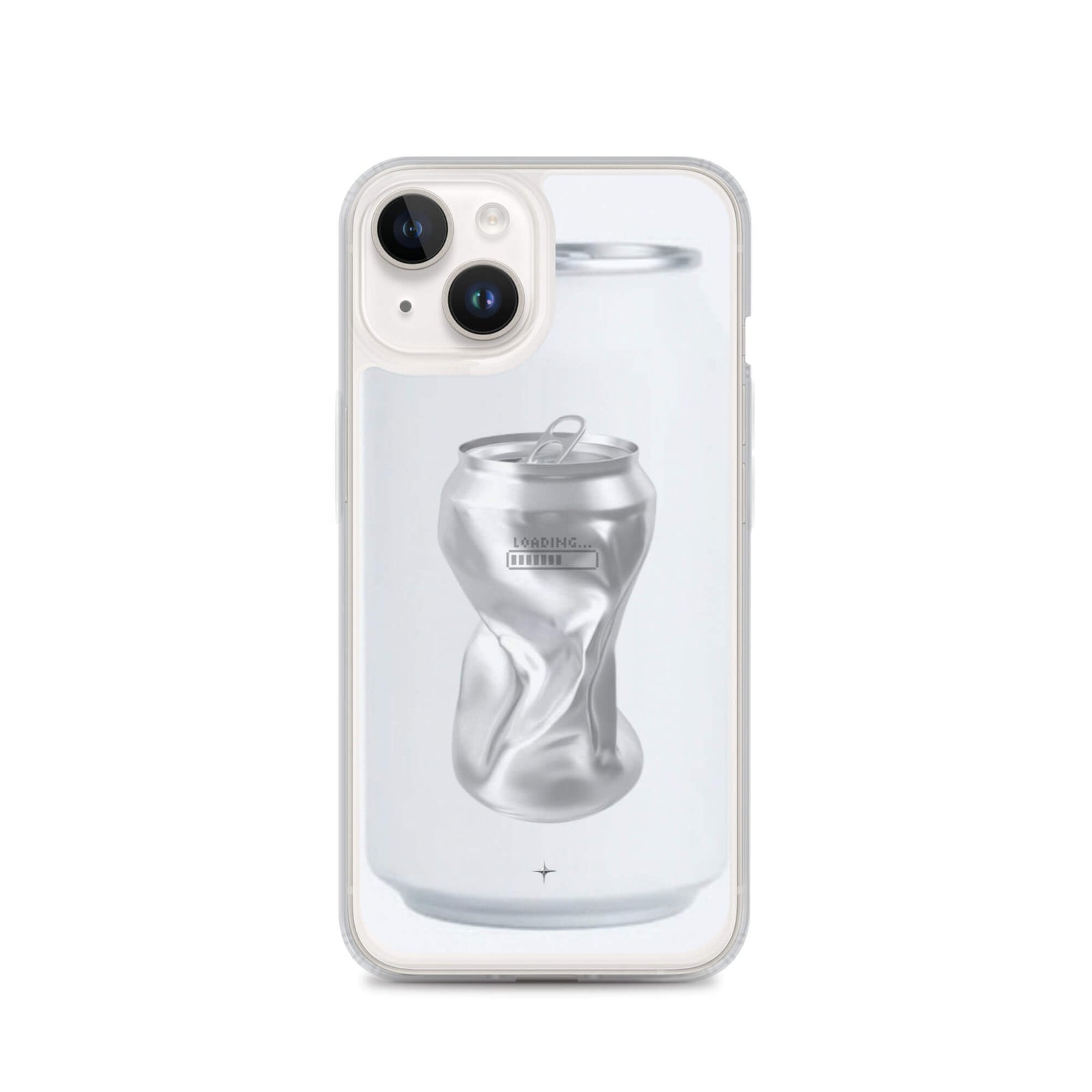 Air Structure white clear iphone 14 case minimal design lightweight aesthetic clean case