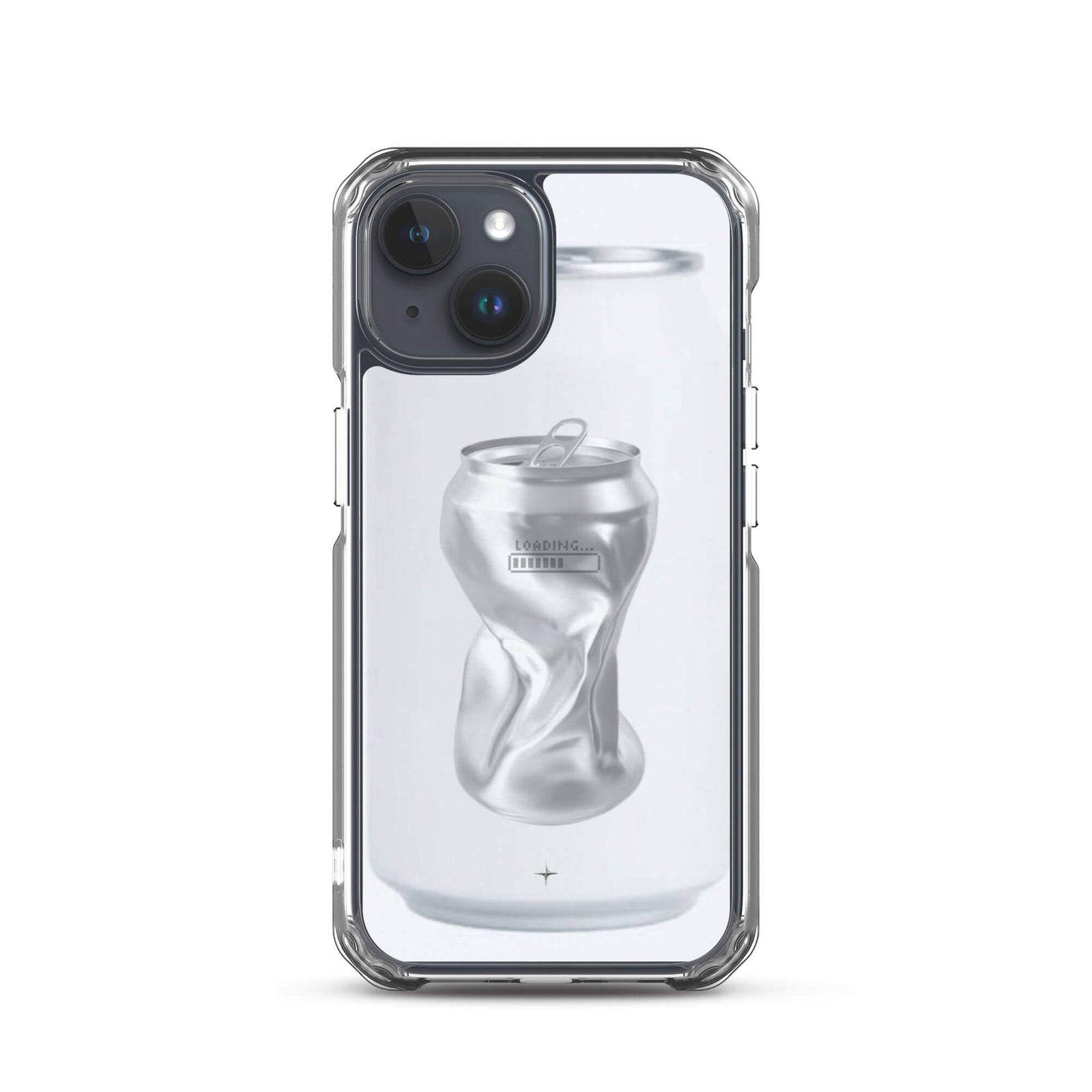 Air Structure white clear iphone 15 case minimal design lightweight aesthetic clean case