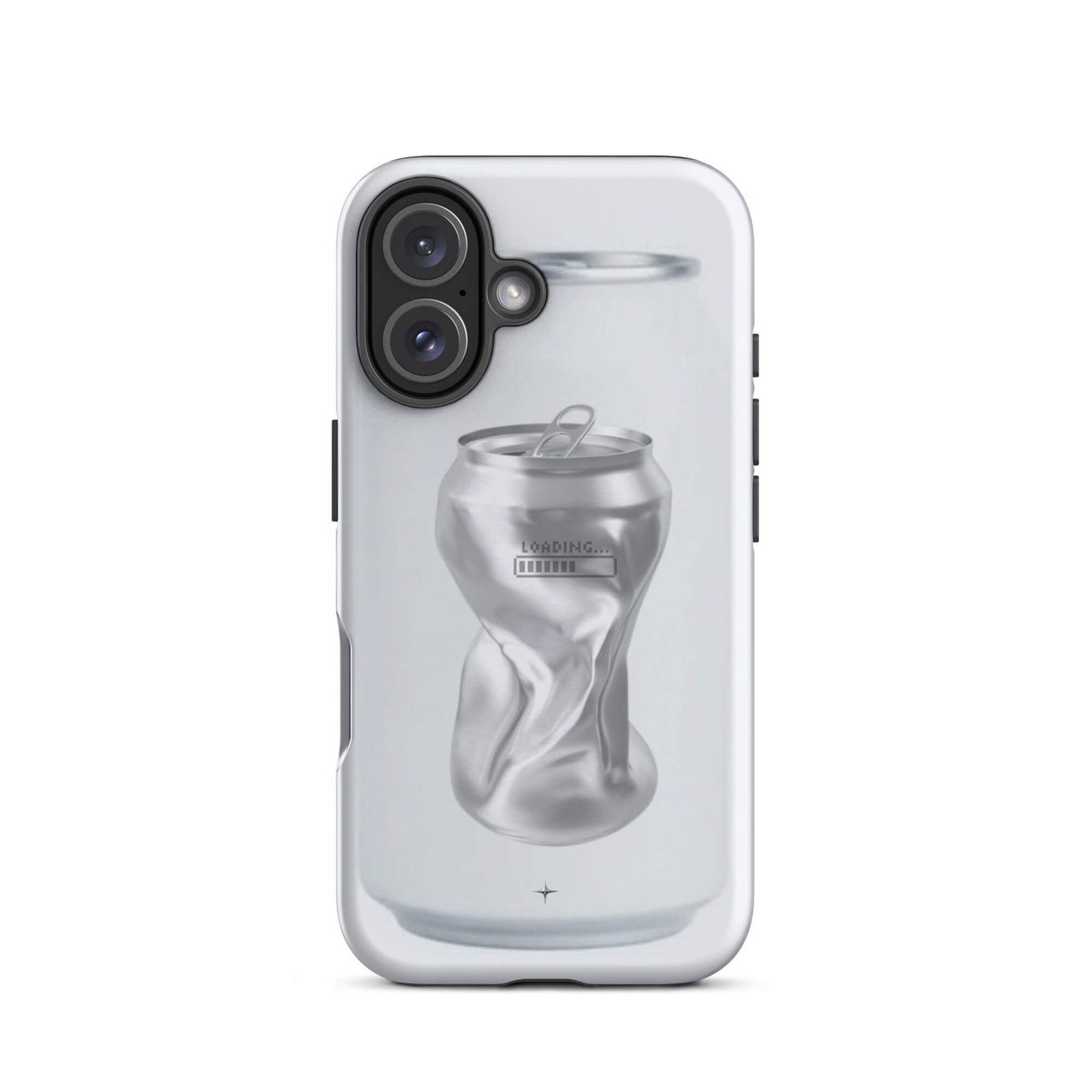 Air Structure white tough iphone 16 case minimal design lightweight aesthetic clean case