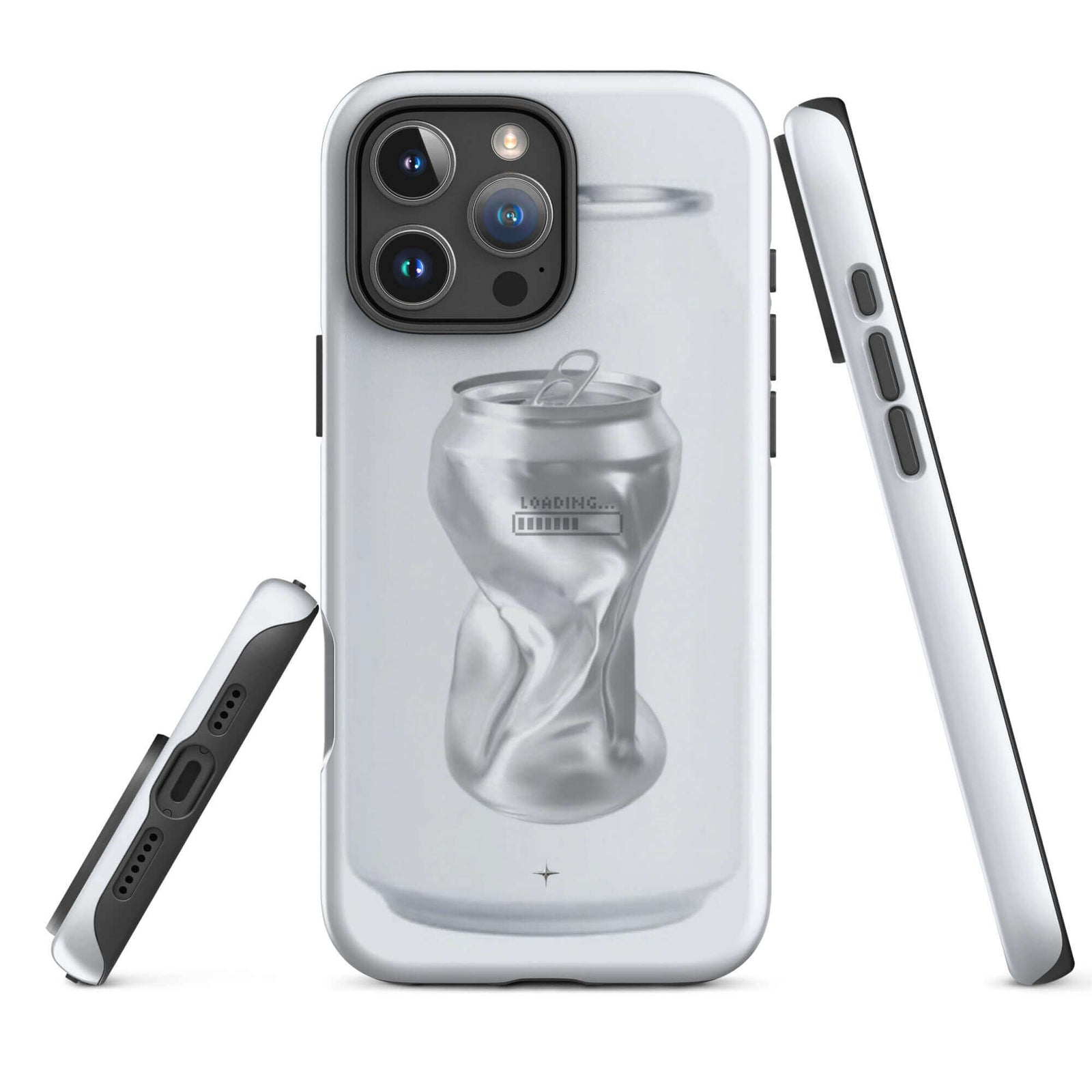 Air Structure white tough iphone 16 pro max case minimal design lightweight aesthetic clean case