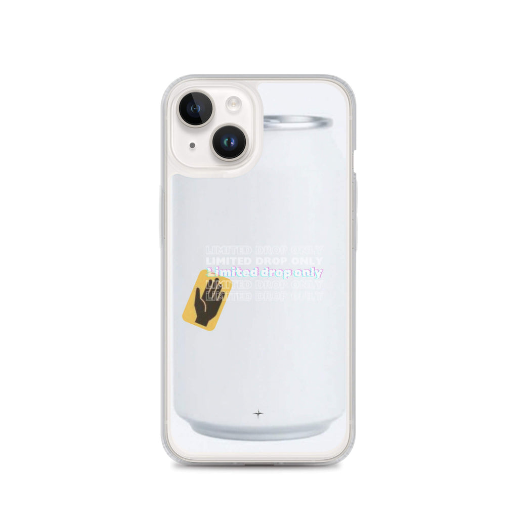 Balance Line white clear iphone 14 geometric minimal design clean line aesthetic case