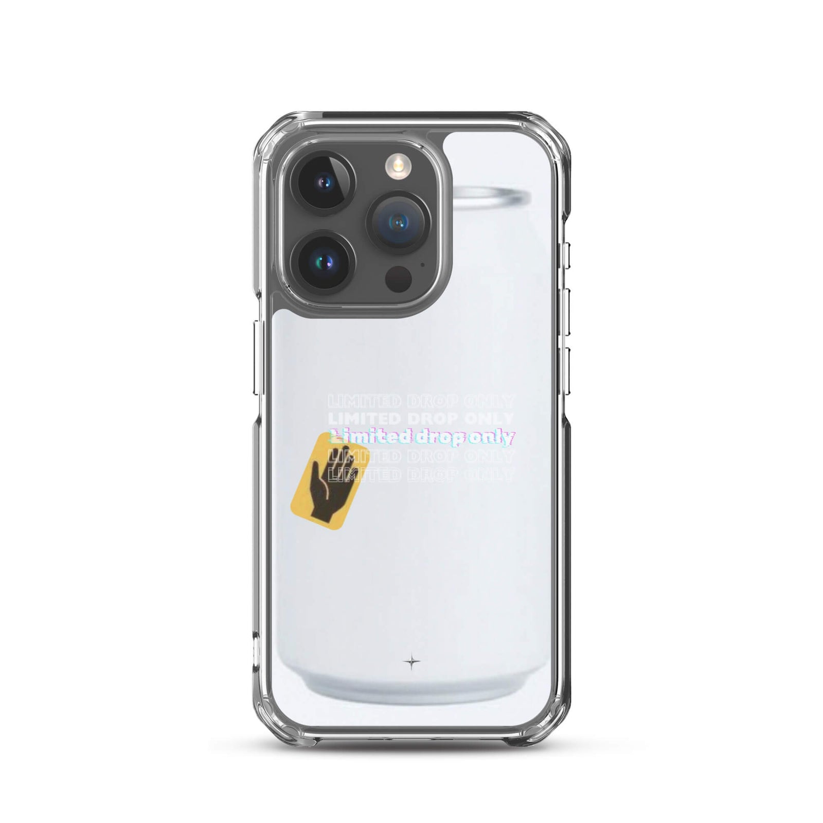 Balance Line white clear iphone 15 pro geometric minimal design clean line aesthetic case