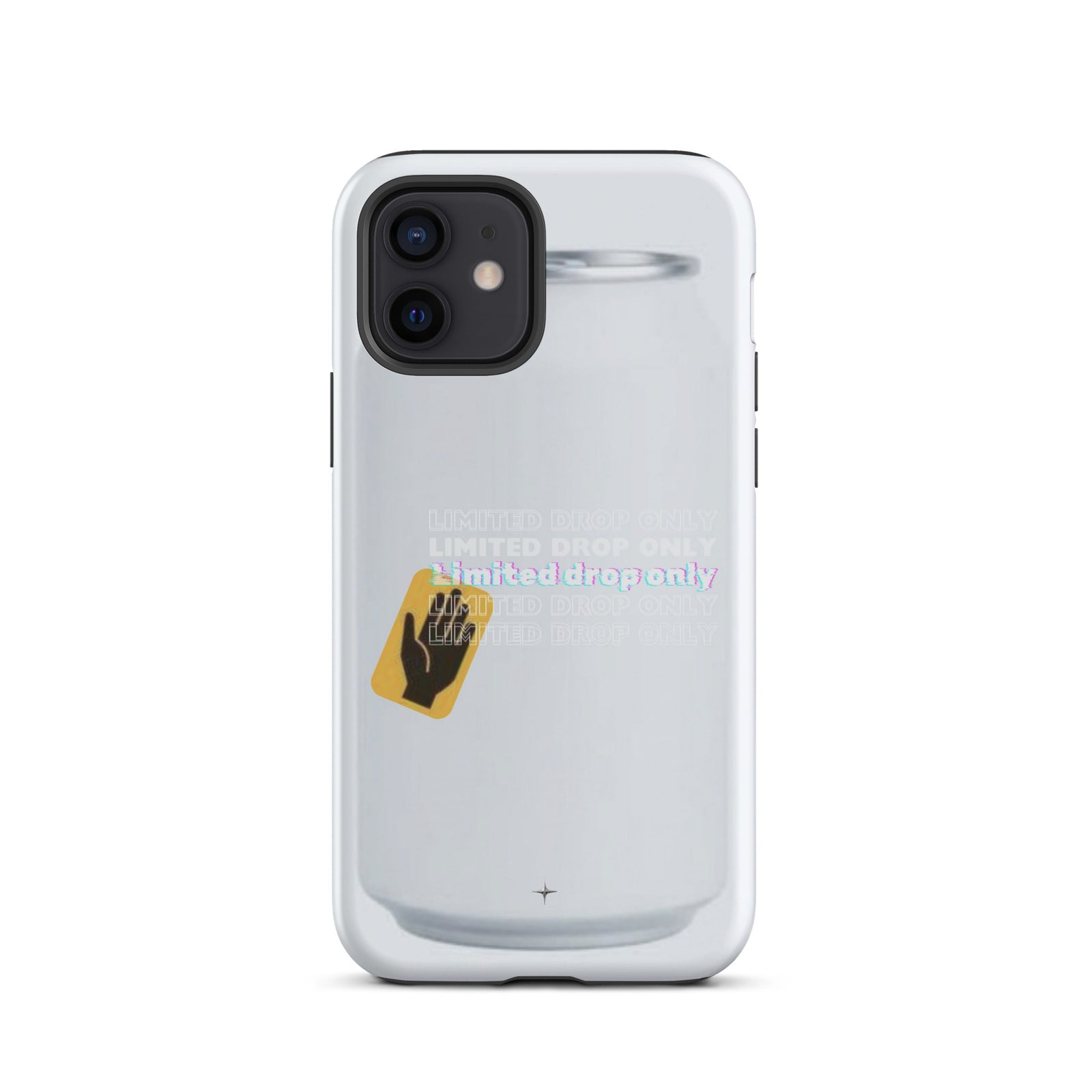 Balance Line white tough iphone 12 geometric minimal design clean line aesthetic case
