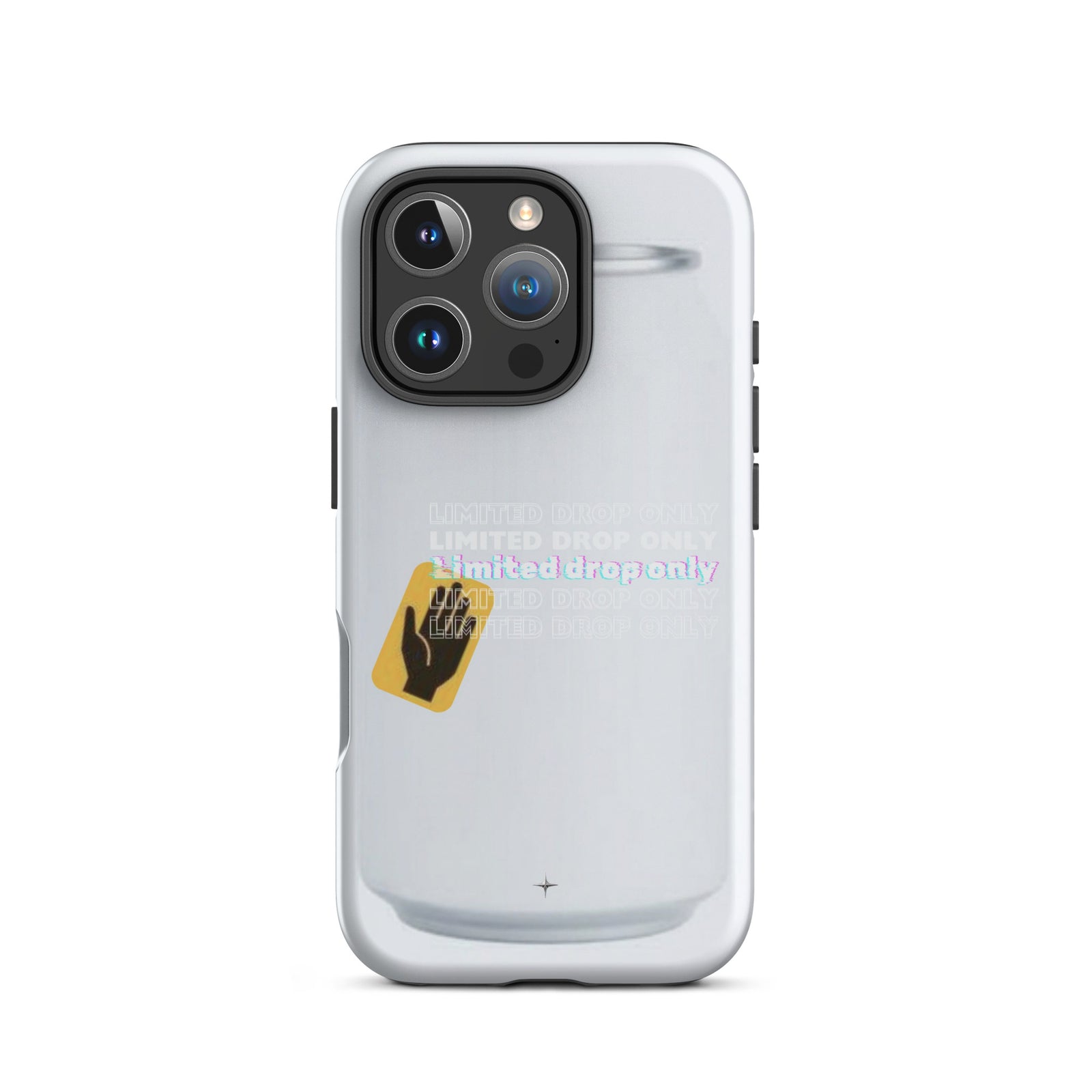 Balance Line white tough iphone 16 pro case geometric minimal design special gift