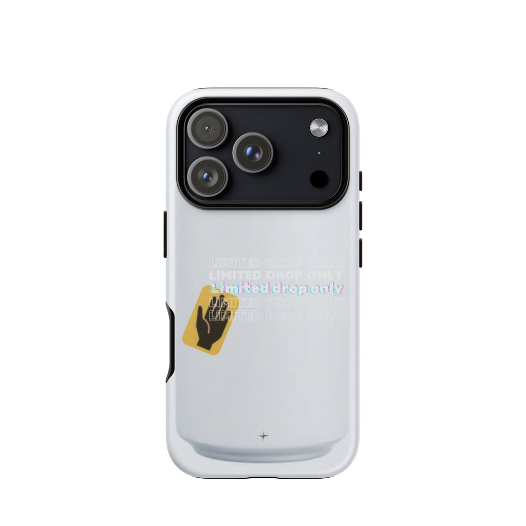 Balance Line white tough iphone 17 pro case geometric minimal design clean line aesthetic case