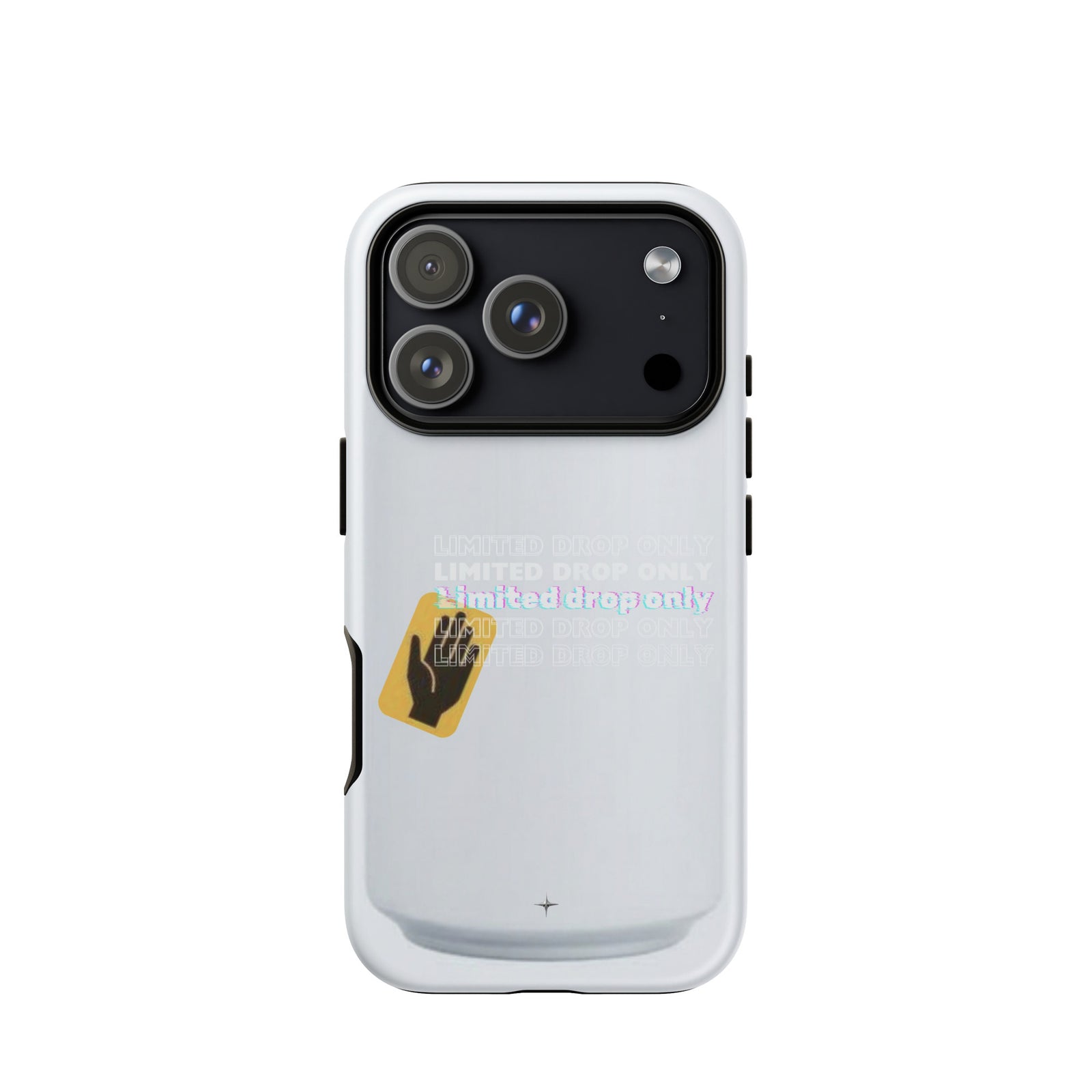 Balance Line white tough iphone 17 pro case geometric minimal design clean line aesthetic case