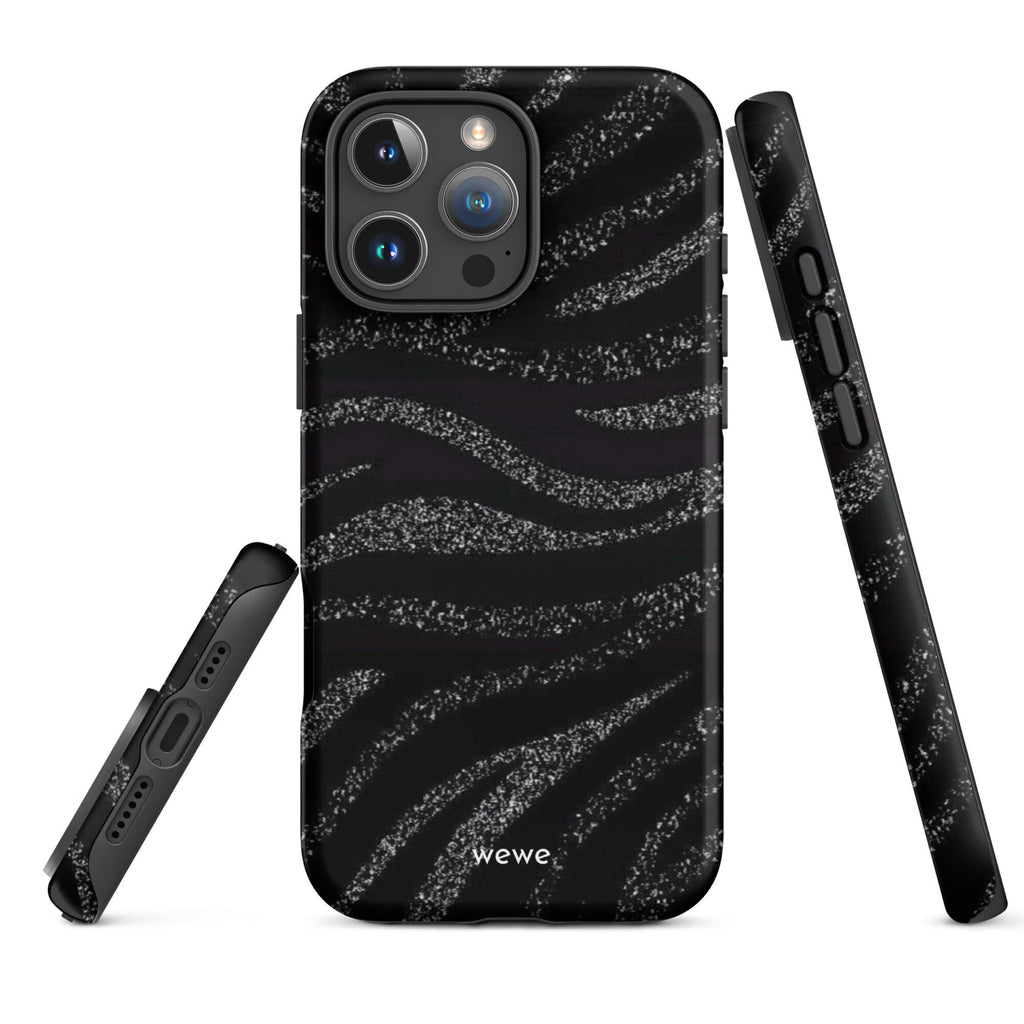 Custom midnight black 16 pro max black aesthetic design.