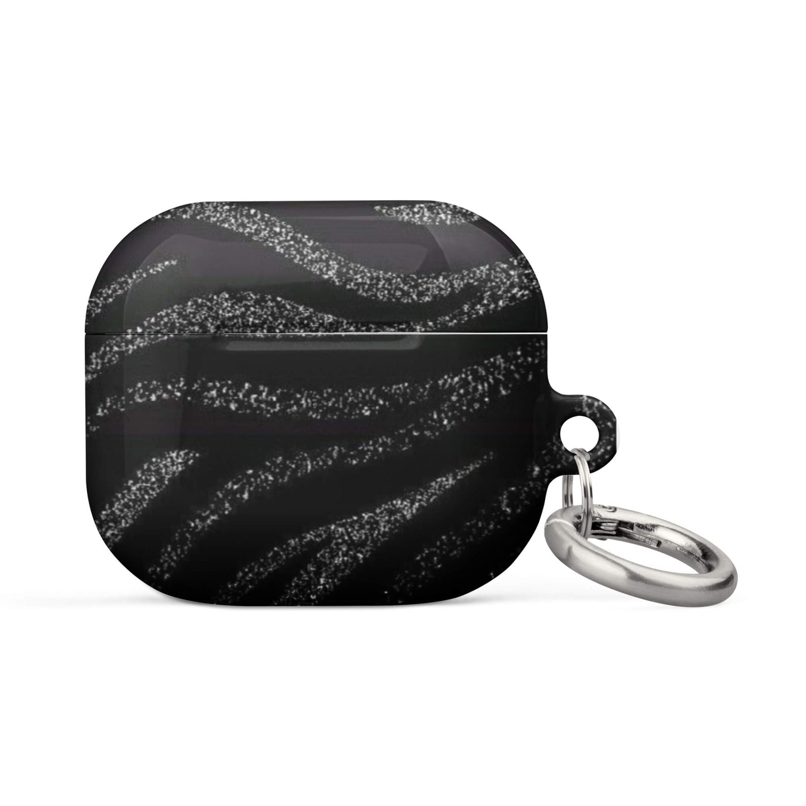 Custom midnight black AirPods case 3rd generation black aesthetic design.