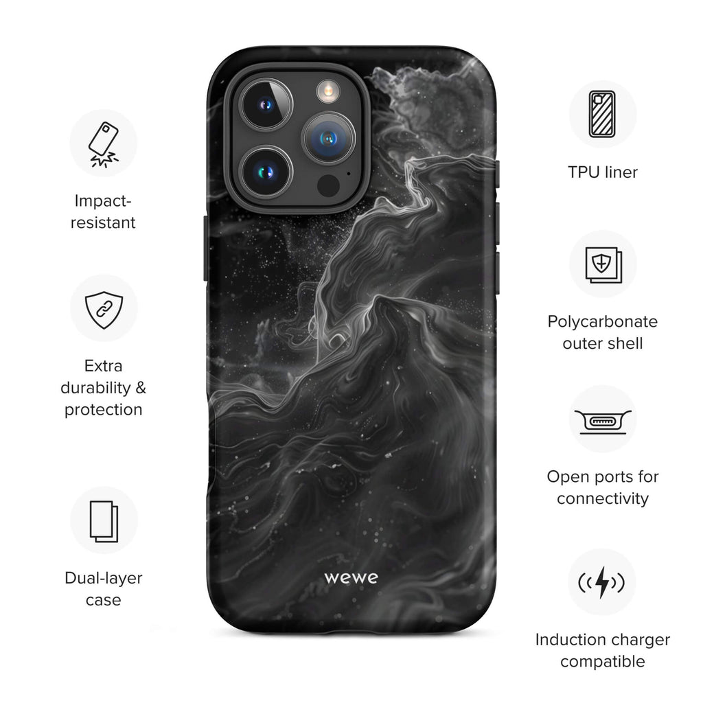 Custom ink black 16 pro max spiritual scratch-resistant.