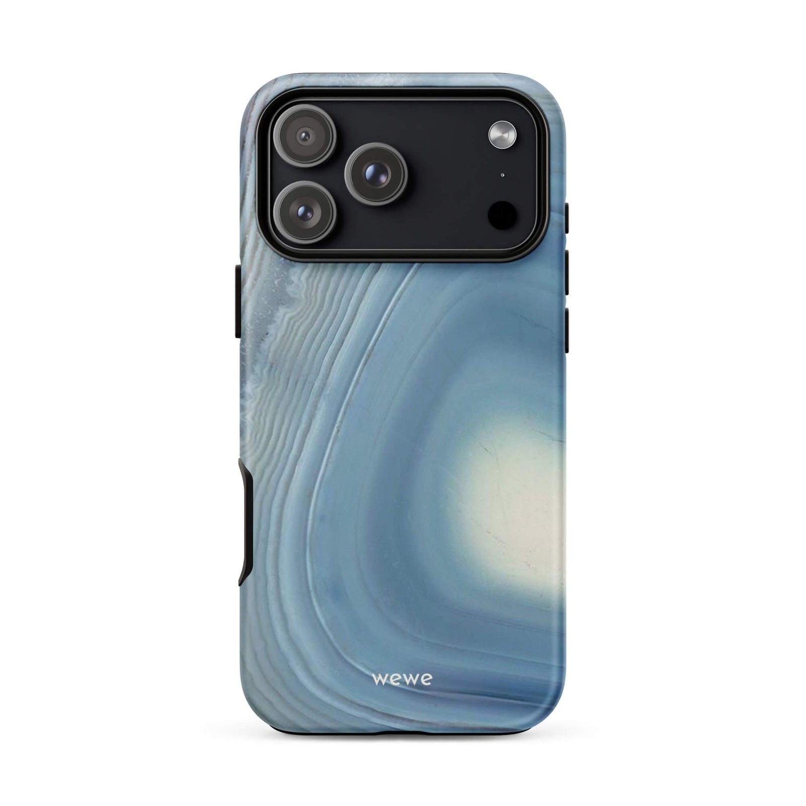 Custom slate blue iphone case 17 pro max elegant design.