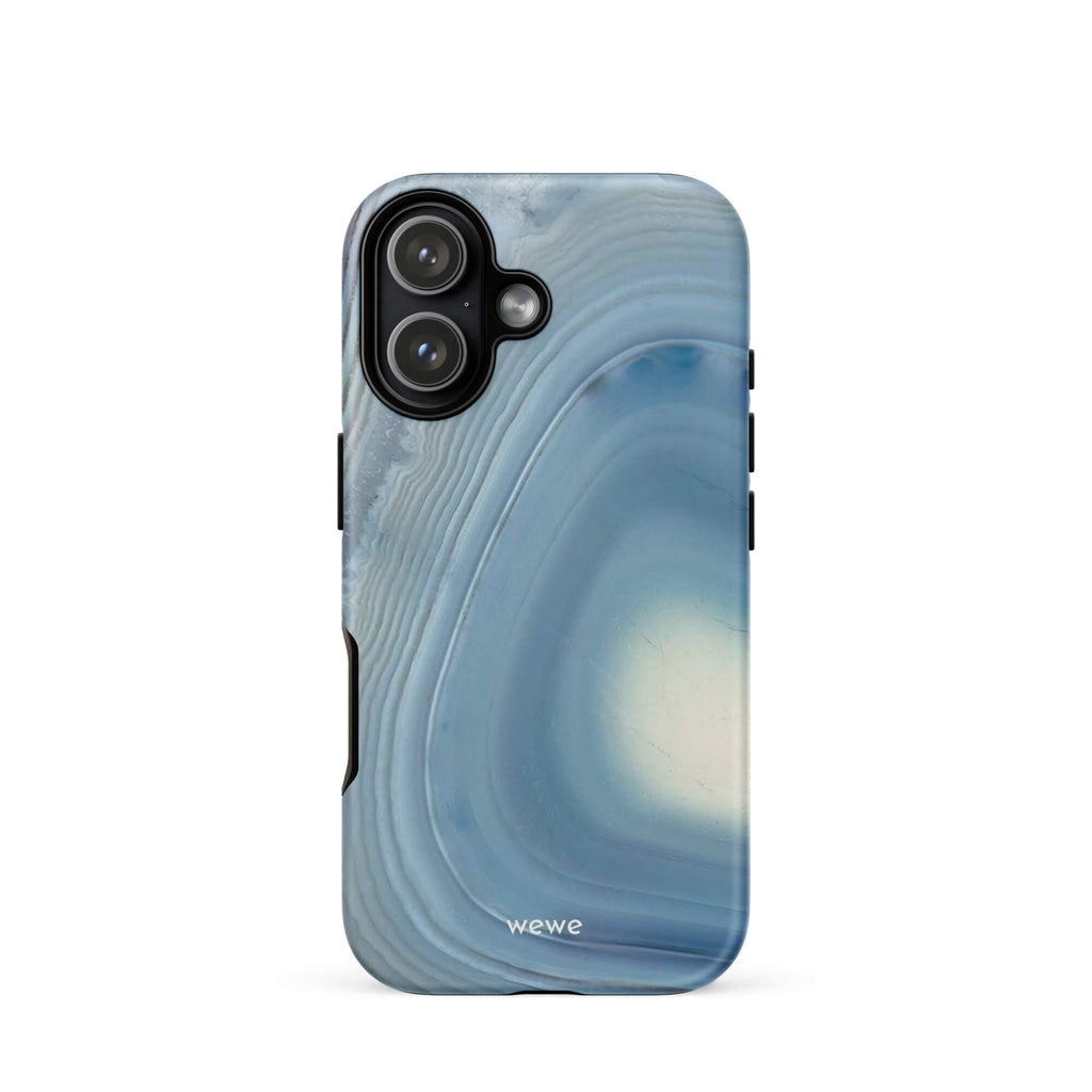 Custom slate blue iphone case 17 elegant design.