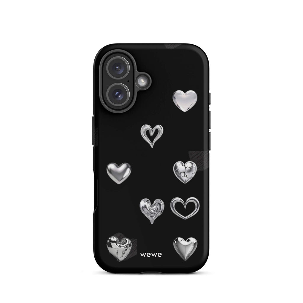 Custom noir gallery iPhone case 16 playful style.