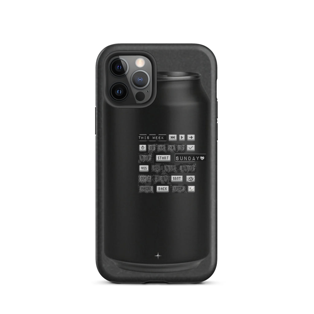 Cipher Energy black tough iphone case 12 pro hip hop streetwear underground culture aesthetic case
