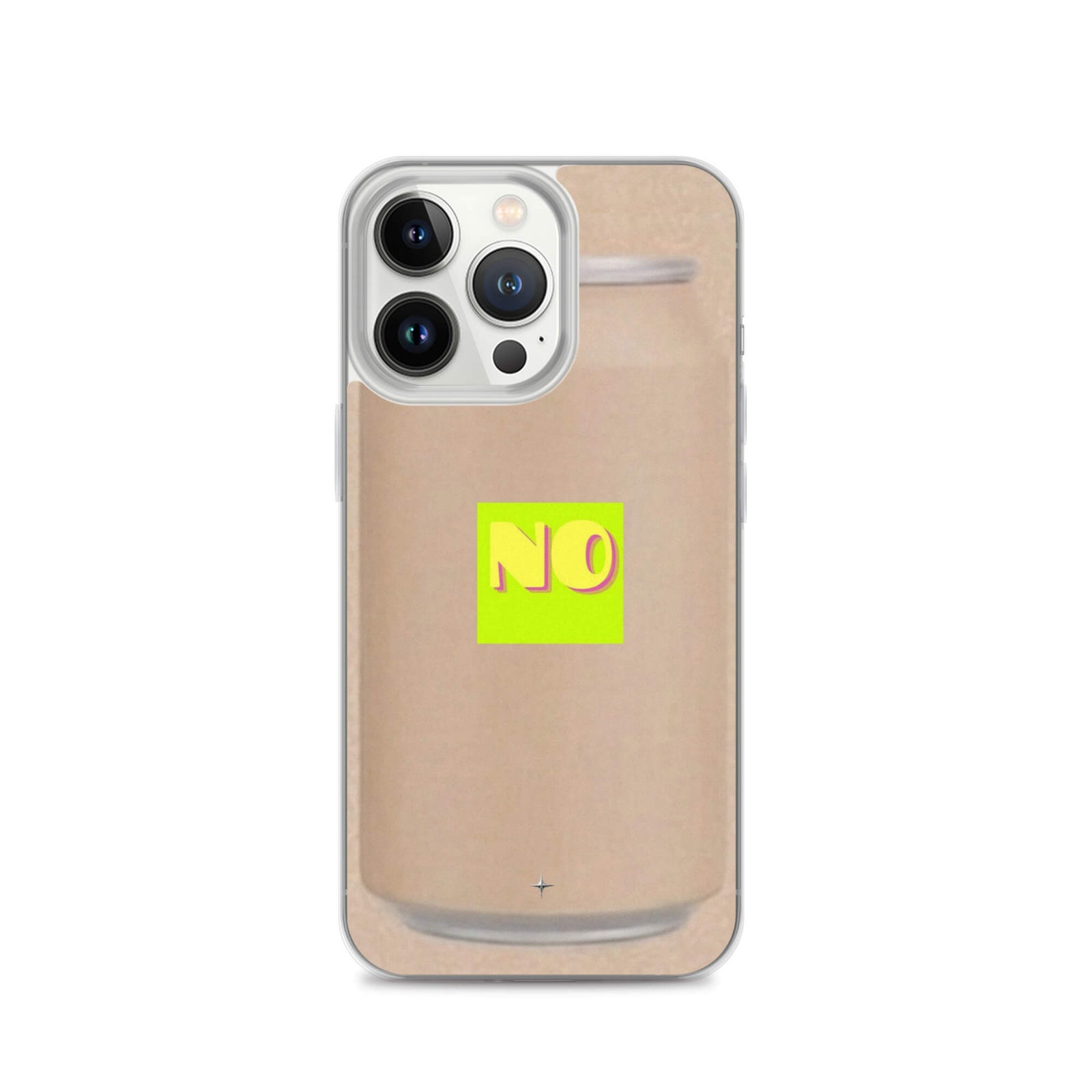 Cocoa State brown clear iphone case 13 pro minimal aesthetic warm tone clean design case
