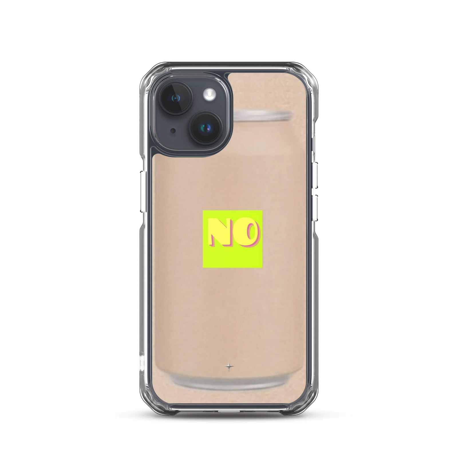 Cocoa State brown clear iphone case 15 minimal aesthetic warm tone clean design case