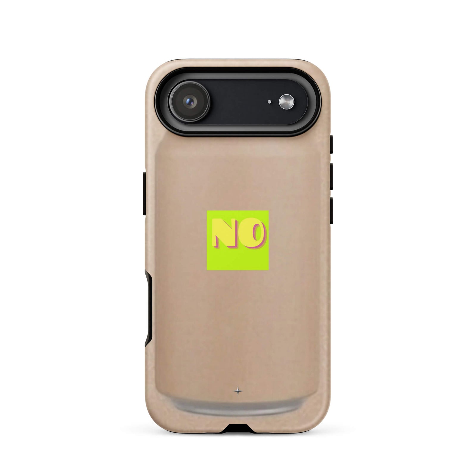 Cocoa State brown tough iphone case 17 air minimal aesthetic warm tone clean design case