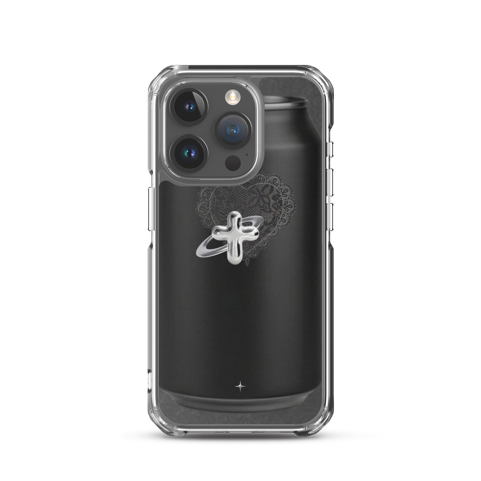 Cult Object black clear iphone case 15 pro hype streetwear aesthetic minimal dark fashion case