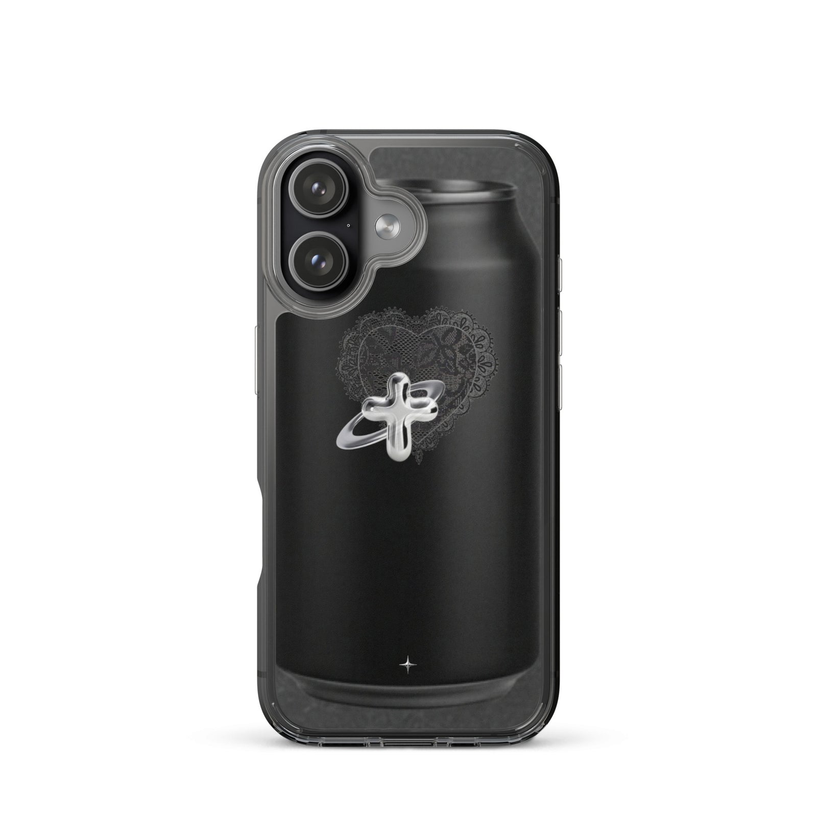 Cult Object black clear iphone case 17 hype streetwear aesthetic minimal dark fashion case