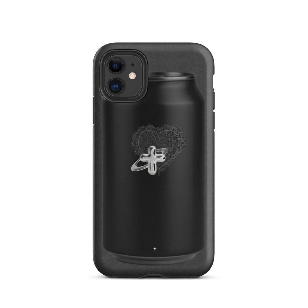 Cult Object black tough iphone case 11 hype streetwear aesthetic minimal dark fashion case
