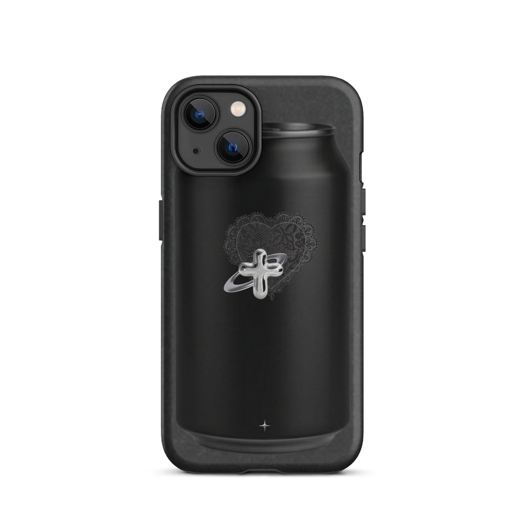 Cult Object black tough iphone case 13 hype streetwear aesthetic minimal dark fashion case