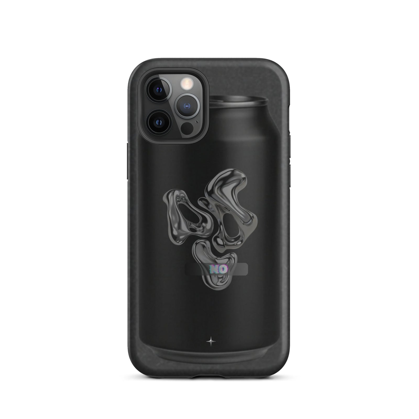 Faith In Chaos black tough iphone  case 12 pro dark streetwear aesthetic edgy graphic design case