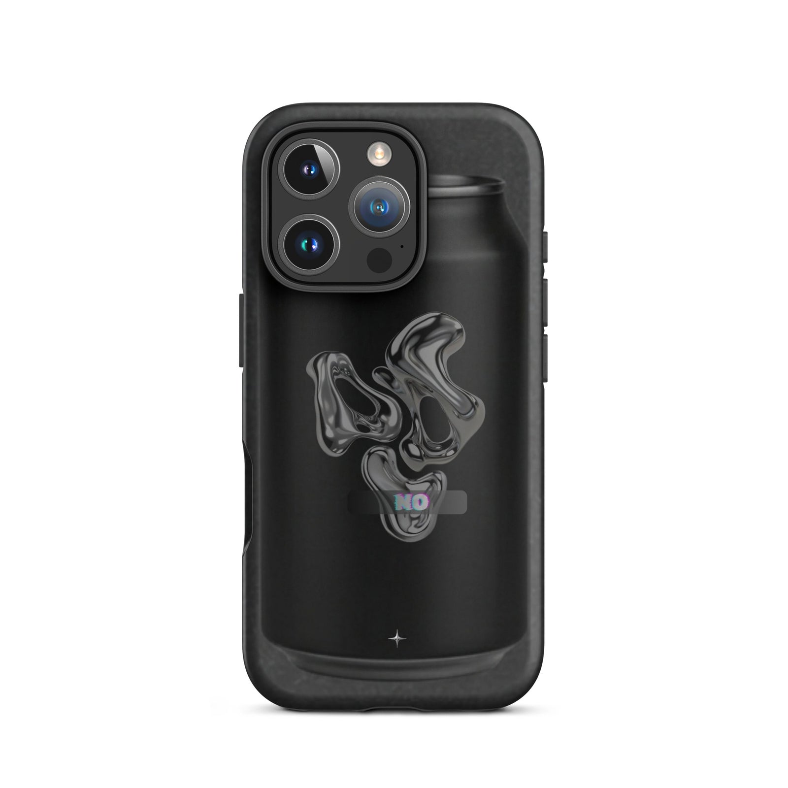 Faith In Chaos black tough iphone  case 16 pro dark streetwear aesthetic edgy graphic design special gift