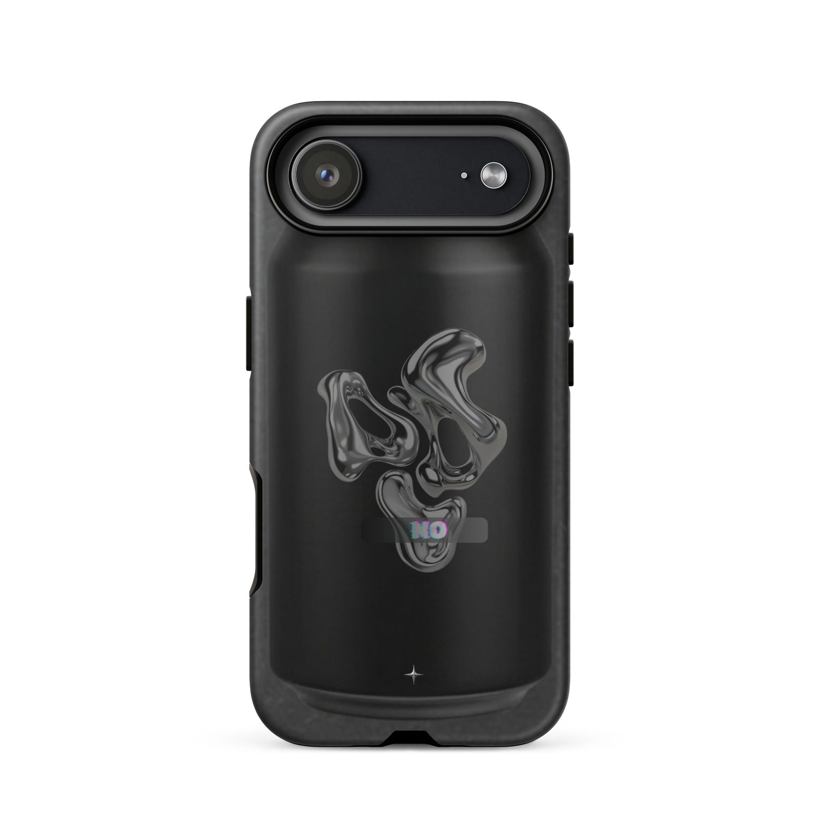 Faith In Chaos black tough iphone  case 17 air dark streetwear aesthetic edgy graphic design case