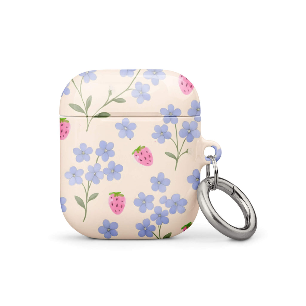 Custom sunshine floral AirPds case gen1 natural aesthetic.
