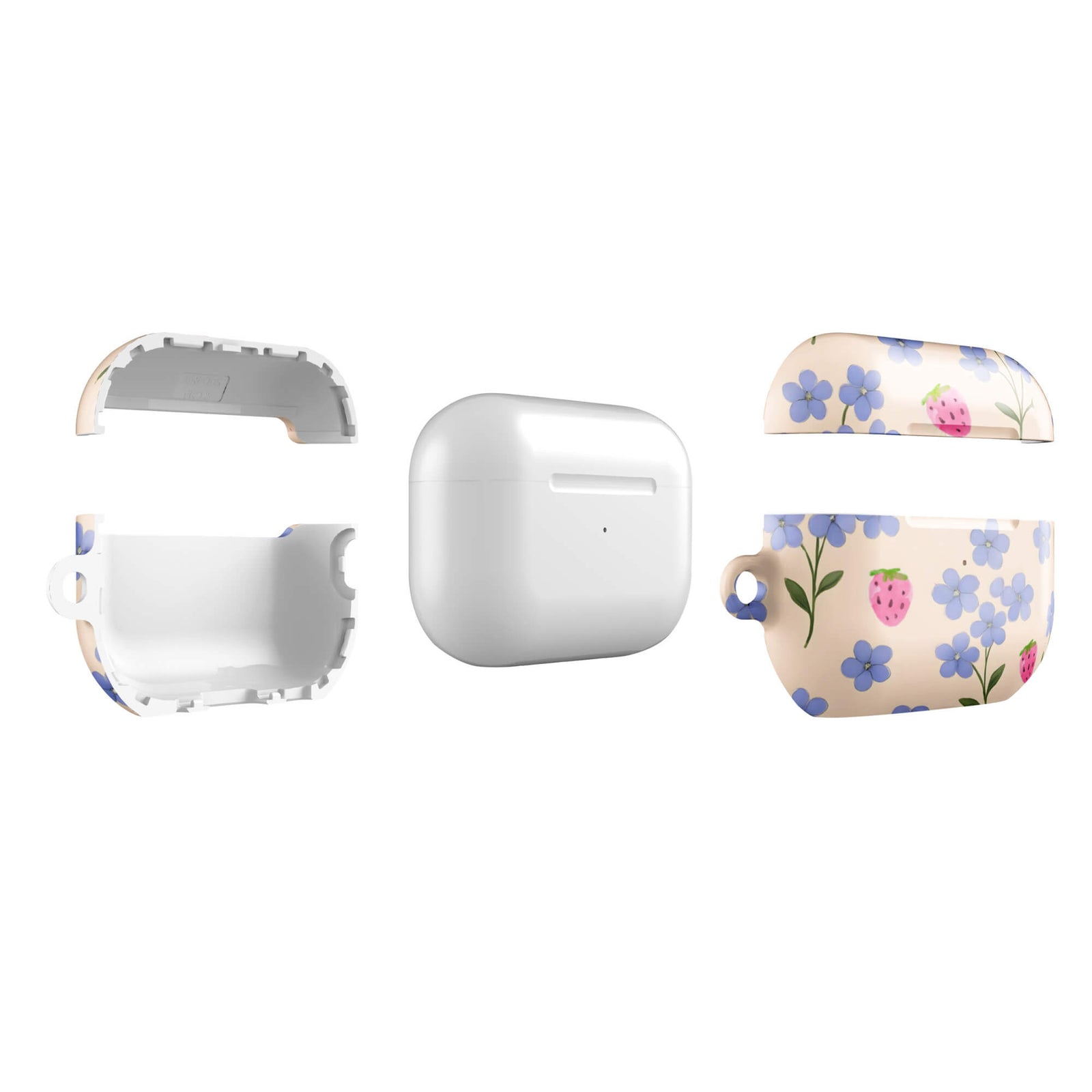 Custom sunshine floral AirPds case pro gen2 slim protective.