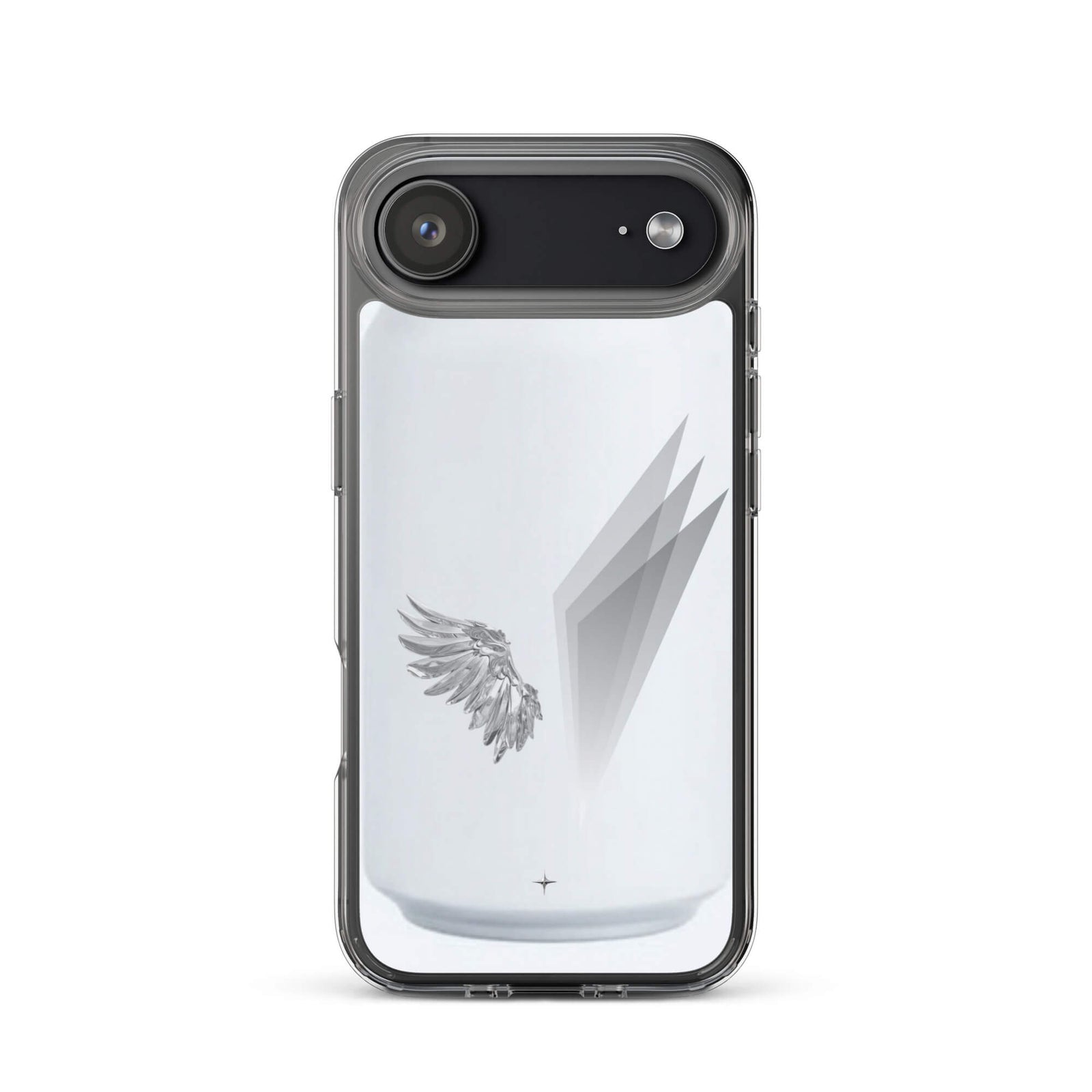 Form and Spirit white clear iphone 17 air case minimal aesthetic clean modern design case