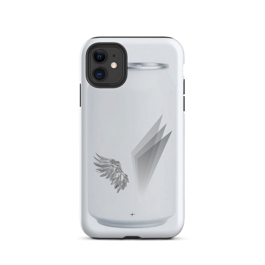 Form and Spirit white tough iphone 11 case minimal aesthetic clean modern design case