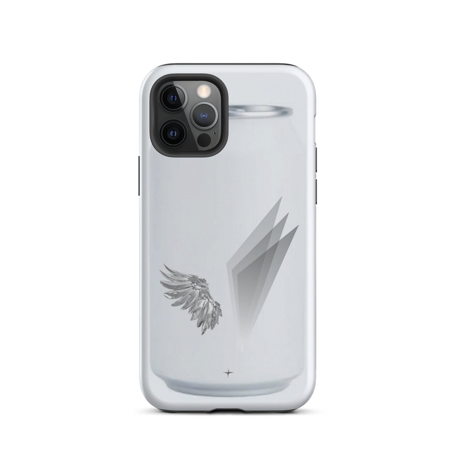 Form and Spirit white tough iphone 12 pro case minimal aesthetic clean modern design case