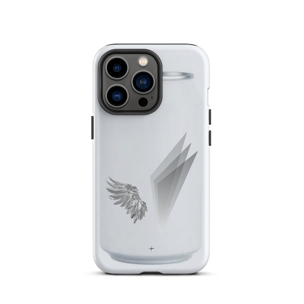 Form and Spirit white tough iphone 13 pro case minimal aesthetic clean modern design case