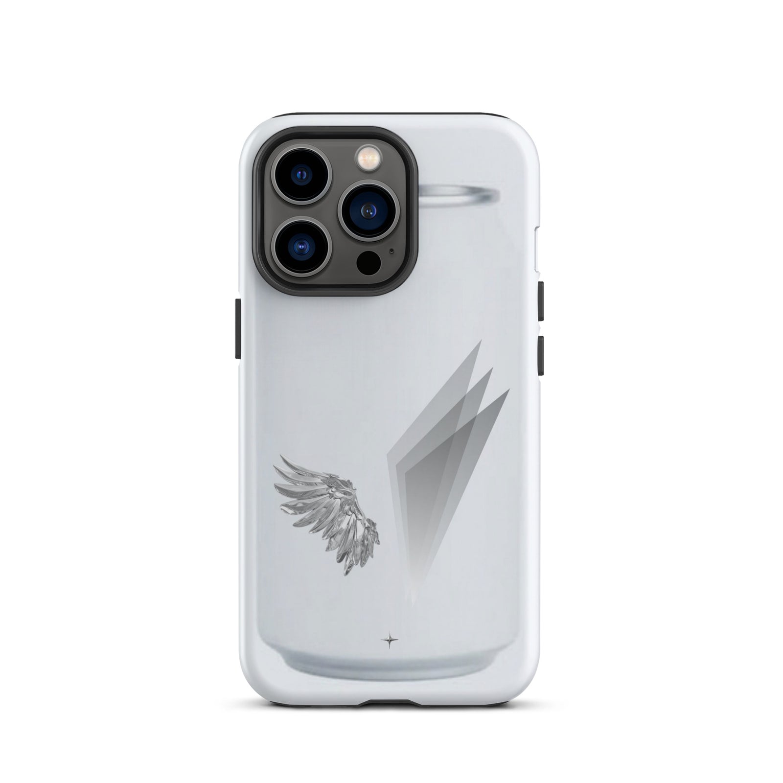 Form and Spirit white tough iphone 13 pro case minimal aesthetic clean modern design case