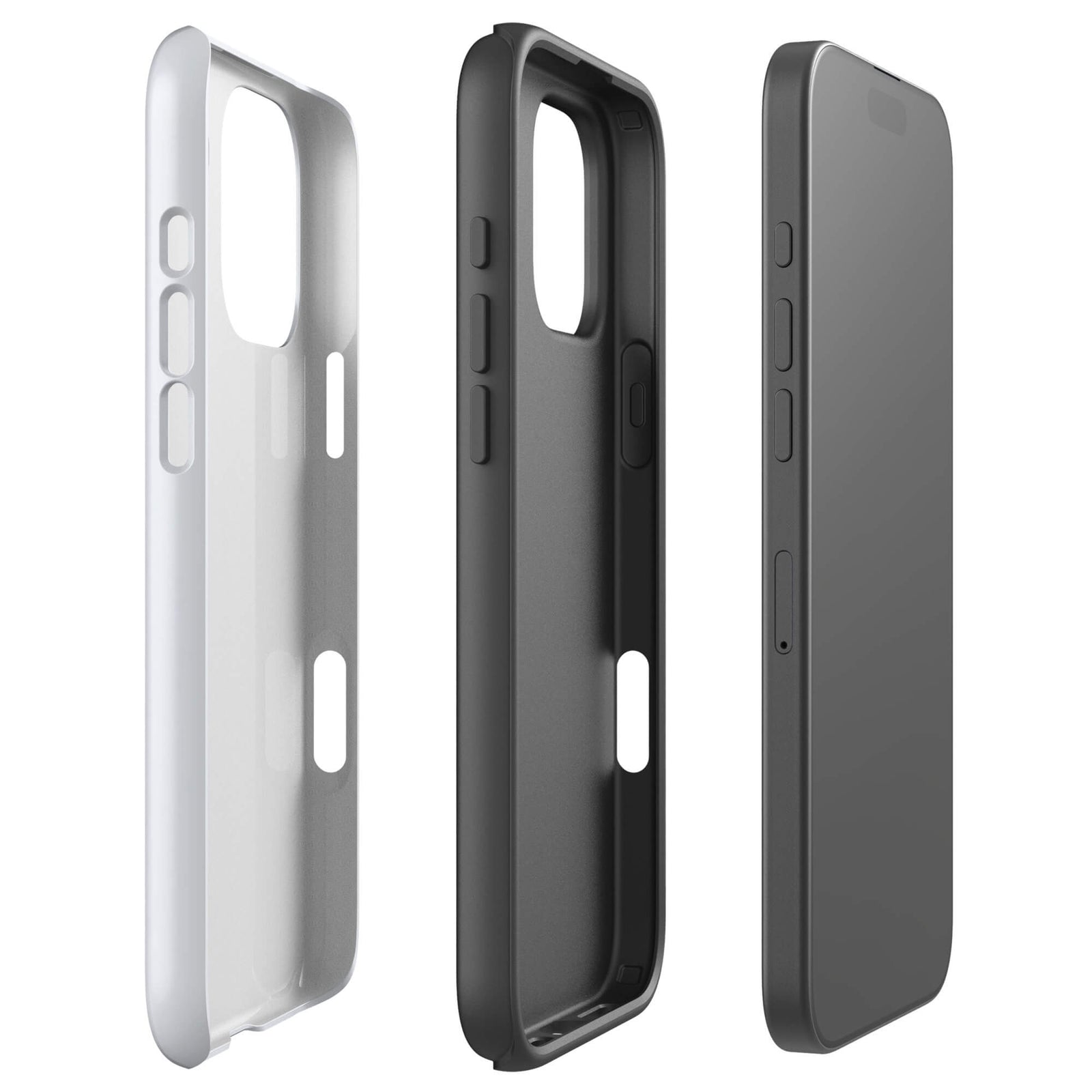 Form and Spirit white tough iphone 16 pro max case minimal aesthetic shockproof protection