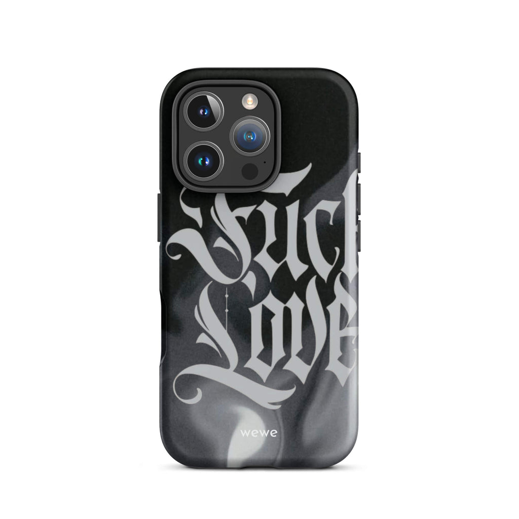 Custom fake love iPhone case 16 pro gift.
