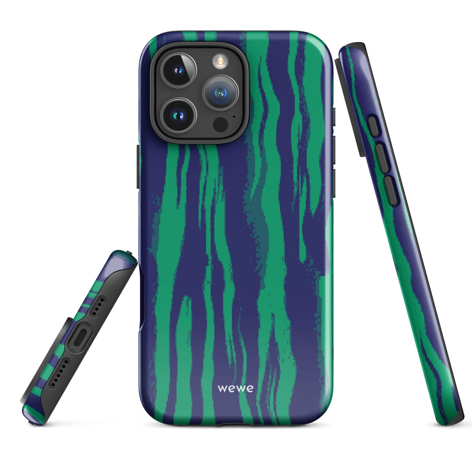 Custom green forest iphone case 16 pro max  natural aesthetic design.