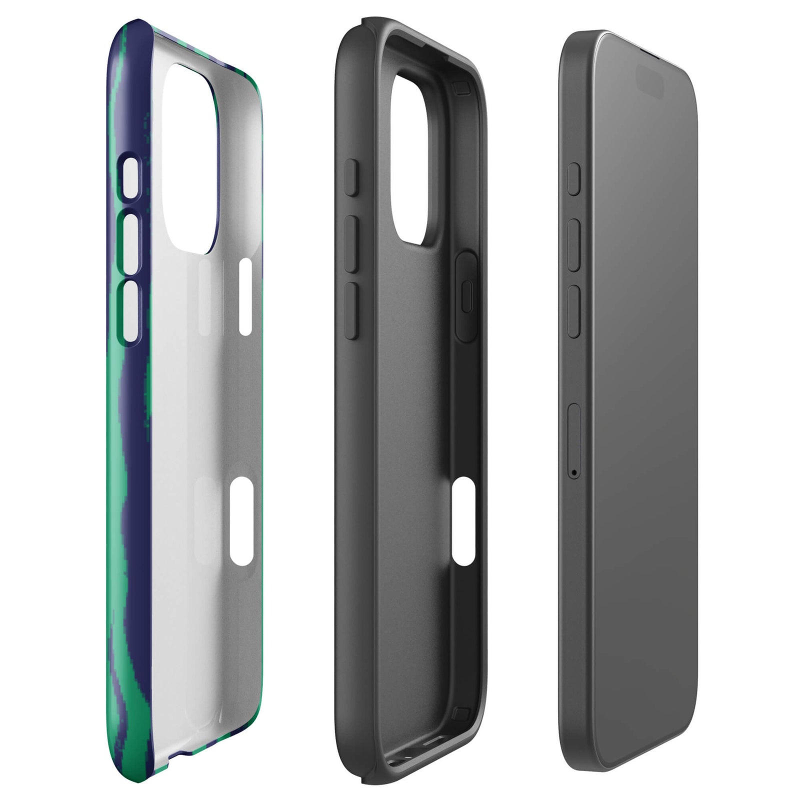 Custom green forest iphone case 16 pro max slim and lightweight.