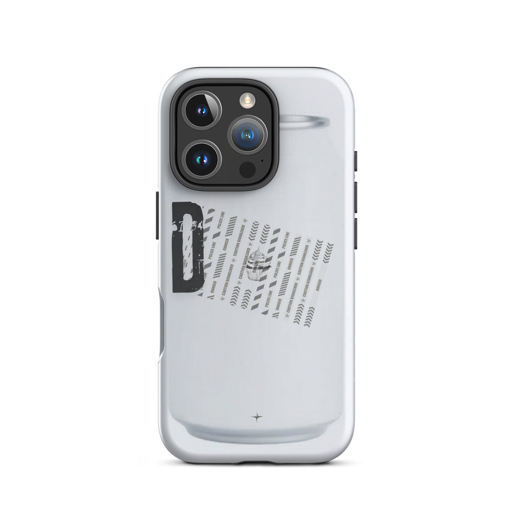 Ivory Architect white tough iphone case 16 pro geometric minimal design can-inspired ready gift